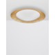 Triac Dimmable Golden Leaf Metal & White Acrylic Diffuser LED 28 Watt 230 Volt 1400Lm 3000K IP20 D: 50 H: 10 cm 