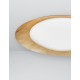 Triac Dimmable Golden Leaf Metal & White Acrylic Diffuser LED 28 Watt 230 Volt 1400Lm 3000K IP20 D: 50 H: 10 cm 
