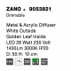 Triac Dimmable Golden Leaf Metal & White Acrylic Diffuser LED 28 Watt 230 Volt 1400Lm 3000K IP20 D: 50 H: 10 cm 