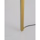 Gold Aluminium & Acrylic LED 6 Watt 230 Volt 348Lm 3000K IP20 Cable Length: 200 cm L: 22 W: 12 H: 20 cm 
