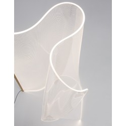 Gold Aluminium & Acrylic LED 32 Watt 230 Volt 2518Lm 3000K IP20 L: 80 W: 36 H: 105 cm 