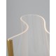 Gold Aluminium & Acrylic LED 32 Watt 230 Volt 2518Lm 3000K IP20 L: 80 W: 36 H: 105 cm 