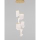 Gold Aluminium & Acrylic LED 39 Watt 230 Volt 2473Lm 3000K IP20 D: 48 H: 150 cm Adjustable Height 