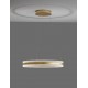 Triac Dimmable Gold Aluminium & Acrylic LED 75 Watt 230 Volt 2947Lm 3000K IP20 D: 60 H: 150 cm Adjustable Height 