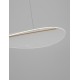Triac Dimmable Gold Aluminium & Acrylic LED 32 Watt 230 Volt 2156Lm 3000K IP20 L: 95 W: 56 H: 150 cm Adjustable Height 