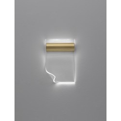 Gold Aluminium & Acrylic LED 6 Watt 230 Volt 421Lm 3000K IP20 L: 20 W: 7.4 H: 28.5 cm 