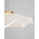 Gold Aluminium & Acrylic LED 15 Watt 230 Volt 1296Lm 3000K IP20 L: 50 W: 50 H: 150 cm Adjustable Height 