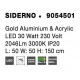 Gold Aluminium & Acrylic LED 15 Watt 230 Volt 1296Lm 3000K IP20 L: 50 W: 50 H: 150 cm Adjustable Height 