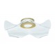 Gold Aluminium & Acrylic LED 31 Watt 230 Volt 2118Lm 3000K IP20 L: 50 W: 50 H: 20 cm 