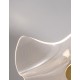 Gold Aluminium & Acrylic LED 31 Watt 230 Volt 2118Lm 3000K IP20 L: 50 W: 50 H: 20 cm 