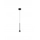 Triac Dimmable Black Aluminium LED 6 Watt 220-240 Volt 262Lm 3000K IP20 D: 6 H: 200 cm Adjustable Height 