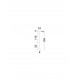 Triac Dimmable Coffee Aluminium LED 6 Watt 220-240 Volt 262Lm 3000K IP20 D: 6 H: 200 cm Adjustable Height 