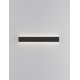 Sandy Black Aluminium LED 20 Watt 230 Volt 1478Lm 3000K IP44 L: 60 W: 2.7 H: 7.5 cm 