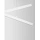 Triac Dimmable Sandy White Aluminiun & Acrylic LED 40 Watt 230V IP20 1428Lm 3000K Class II L: 100 W: 8 H: 120 cm Adjustable H