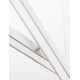 Triac Dimmable Sandy White Aluminiun & Acrylic LED 40 Watt 230V IP20 1428Lm 3000K Class II L: 100 W: 8 H: 120 cm Adjustable H