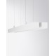Triac Dimmable Sandy White Aluminiun & Acrylic LED 40 Watt 230V IP20 1428Lm 3000K Class II L: 100 W: 8 H: 120 cm Adjustable H
