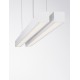 Triac Dimmable Sandy White Aluminiun & Acrylic LED 40 Watt 230V IP20 1428Lm 3000K Class II L: 100 W: 8 H: 120 cm Adjustable H