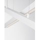 Triac Dimmable Sandy White Aluminiun & Acrylic LED 40 Watt 230V IP20 1428Lm 3000K Class II L: 100 W: 8 H: 120 cm Adjustable H