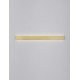 Gold Aluminium LED 36 Watt 230 Volt 2614Lm 3000K IP44 L: 90 W: 2.7 H: 7.5 cm 