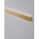 Gold Aluminium LED 36 Watt 230 Volt 2614Lm 3000K IP44 L: 90 W: 2.7 H: 7.5 cm 