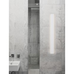 Sandy white Aluminium LED 36 Watt 230 Volt 2614Lm 3000K IP44 L: 90 W: 2.7 H: 7.5 cm 