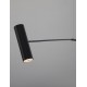 Sandy Black Aluminium & Acrylic LED 12 Watt 220 Volt 960Lm 3000K IP20 Cable Length: 190 cm L: 192 W: 12 H: 20-250 cm 