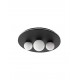 Triac Dimmable Sandy Black Aluminium Opal Glass LED 52 Watt 220 Volt 2080Lm 3000K IP20 D: 49.5 H: 17.5 cm 