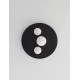 Triac Dimmable Sandy Black Aluminium Opal Glass LED 52 Watt 220 Volt 2080Lm 3000K IP20 D: 49.5 H: 17.5 cm 