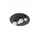 Triac Dimmable Sandy Black Aluminium Opal Glass LED 63 Watt 220 Volt 2720Lm 3000K IP20 D: 62.2 H: 17.5 cm 