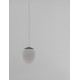 Sandy Black Aluminium & Opal Glass LED 8 Watt 220 - 240 Volt 400Lm 3000K IP20 D: 13 W: 13 H: 150 cm Adjustable Height 