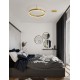Triac Dimmable Brass Gold Aluminium & Acrylic LED 46 Watt 230 Volt 3700Lm 3000K IP20 D: 60 W: 1.2 H: 18 cm 