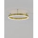 Triac Dimmable Brass Gold Aluminium & Acrylic LED 46 Watt 230 Volt 3700Lm 3000K IP20 D: 60 W: 1.2 H: 18 cm 