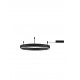 Triac Dimmable Sandy Black Aluminium & Acrylic LED 46 Watt 230 Volt 3700Lm 3000K IP20 D: 60 W: 1.2 H: 18 cm 