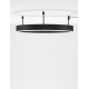 Triac Dimmable Sandy Black Aluminium & Acrylic LED 46 Watt 230 Volt 3700Lm 3000K IP20 D: 60 W: 1.2 H: 18 cm 