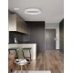 Triac Dimmable Sandy White Aluminium & Acrylic LED 46 Watt 230 Volt 3700Lm 3000K IP20 D: 60 W: 1.2 H: 18 cm