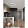 Triac Dimmable Sandy White Aluminium & Acrylic LED 46 Watt 230 Volt 3700Lm 3000K IP20 D: 60 W: 1.2 H: 18 cm