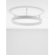 Triac Dimmable Sandy White Aluminium & Acrylic LED 46 Watt 230 Volt 3700Lm 3000K IP20 D: 60 W: 1.2 H: 18 cm 