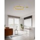 Triac Dimmable Brass Gold Aluminium & Acrylic LED 50 Watt 230 Volt 4166Lm 3000K IP20 D: 80 W: 1.2 H: 18 cm 