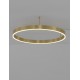 Triac Dimmable Brass Gold Aluminium & Acrylic LED 50 Watt 230 Volt 4166Lm 3000K IP20 D: 80 W: 1.2 H: 18 cm 
