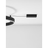 Triac Dimmable Sandy Black Aluminium & Acrylic LED 50 Watt 230 Volt 4166Lm 3000K IP20 D: 80 W: 1.2 H: 18 cm