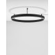 Triac Dimmable Sandy Black Aluminium & Acrylic LED 50 Watt 230 Volt 4166Lm 3000K IP20 D: 80 W: 1.2 H: 18 cm 