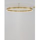 Triac Dimmable Brass Gold Aluminium & Acrylic LED 60 Watt 230 Volt 4552Lm 3000K IP20 D: 100 W: 1.2 H: 18 cm 