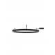 Triac Dimmable Sandy Black Aluminium & Acrylic LED 60 Watt 230 Volt 4552Lm 3000K IP20 D: 100 W: 1.2 H: 18 cm 