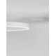 Triac Dimmable Sandy White Aluminium & Acrylic LED 60 Watt 230 Volt 4552Lm 3000K IP20 D: 100 W: 1.2 H: 18 cm 