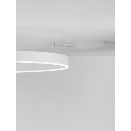 Triac Dimmable Sandy White Aluminium & Acrylic LED 60 Watt 230 Volt 4552Lm 3000K IP20 D: 100 W: 1.2 H: 18 cm 