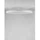 Triac Dimmable Sandy White Aluminium & Acrylic LED 60 Watt 230 Volt 4552Lm 3000K IP20 D: 100 W: 1.2 H: 18 cm 