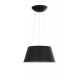 Sandy Black Metal White Diffuser Inside LED 33 Watt 230 Volt 1680Lm 3000K IP20 D: 45 H1: 22 H2: 120 cm Adjustable Height 