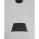 Sandy Black Metal White Diffuser Inside LED 33 Watt 230 Volt 1680Lm 3000K IP20 D: 45 H1: 22 H2: 120 cm Adjustable Height 