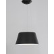 Sandy Black Metal White Diffuser Inside LED 33 Watt 230 Volt 1680Lm 3000K IP20 D: 45 H1: 22 H2: 120 cm Adjustable Height 