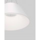 Sandy White Metal White Diffuser Inside LED 33 Watt 230 Volt 1680Lm 3000K IP20 D: 45 H1: 22 H2: 120 cm Adjustable Height 